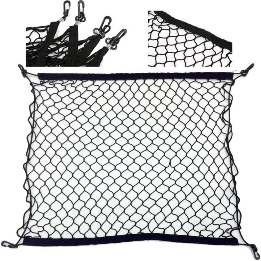Car Trunk Organizer With Hooks, Durable Nylon Mesh Cargo Net For Toyota Land Cruiser Lc80 Suv 9199774131629
