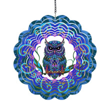 Weatherproof Iron Wind Chime Art For Holiday Outdoor-Cat head