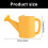 Watering Can 700ml Plastic Watering Can with Comfortable-Yellow 2