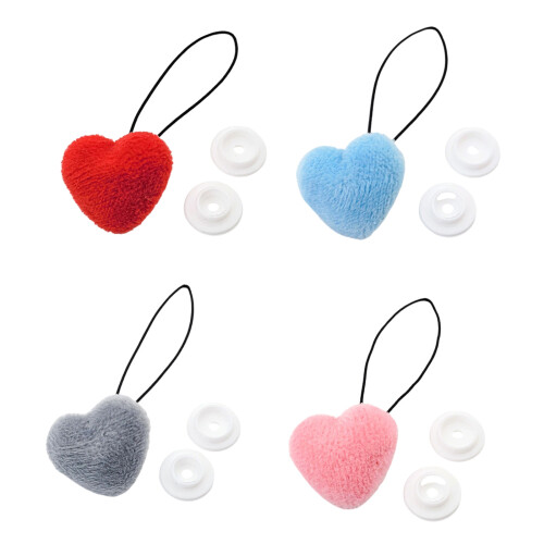 Support de couette en forme de cœur, 4 pièces, Fixation de-Rose 1