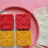 Square Flower Pattern Dessert Press Molds Cookie Molds-Set 3 5