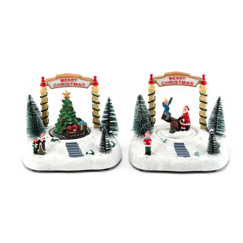 Motion Activated Rotating Music Box With Clear Audios Modern-B 1