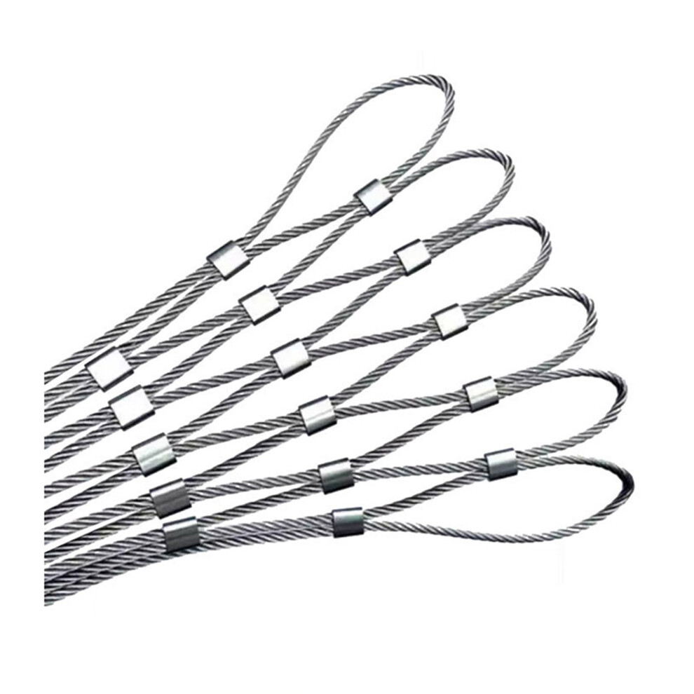 304 Stainless Steel Safety Net For Balcony Stairs Fence Garden, Flexible Wire Rope Mesh 2X25m 9189345168444