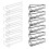 6Pcs Stemwares Storage Solution Scratch Resistant Durable-White 2