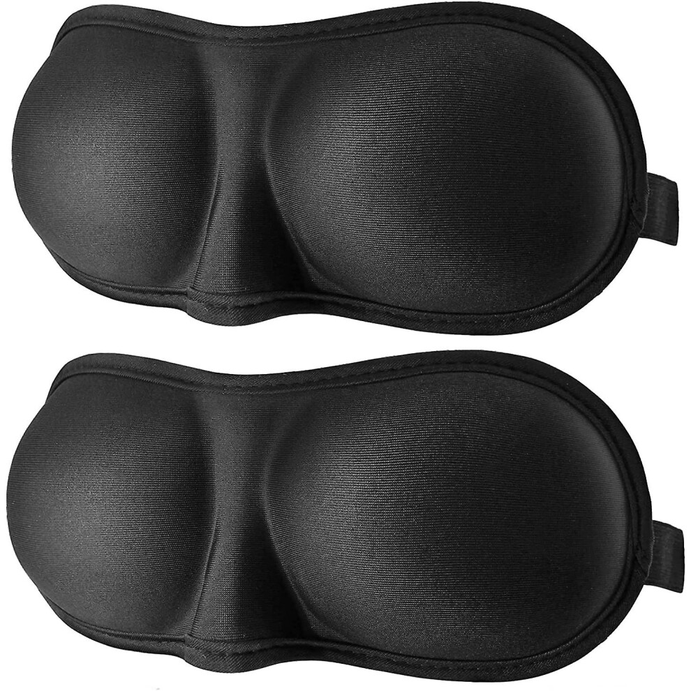 3D Stereo Goggles Eva Blindfold, Sleep Eye Mask with Invisible Foam Light Blocking, Breathable Material for Eye Pressure Relief - Perfect for Travel S