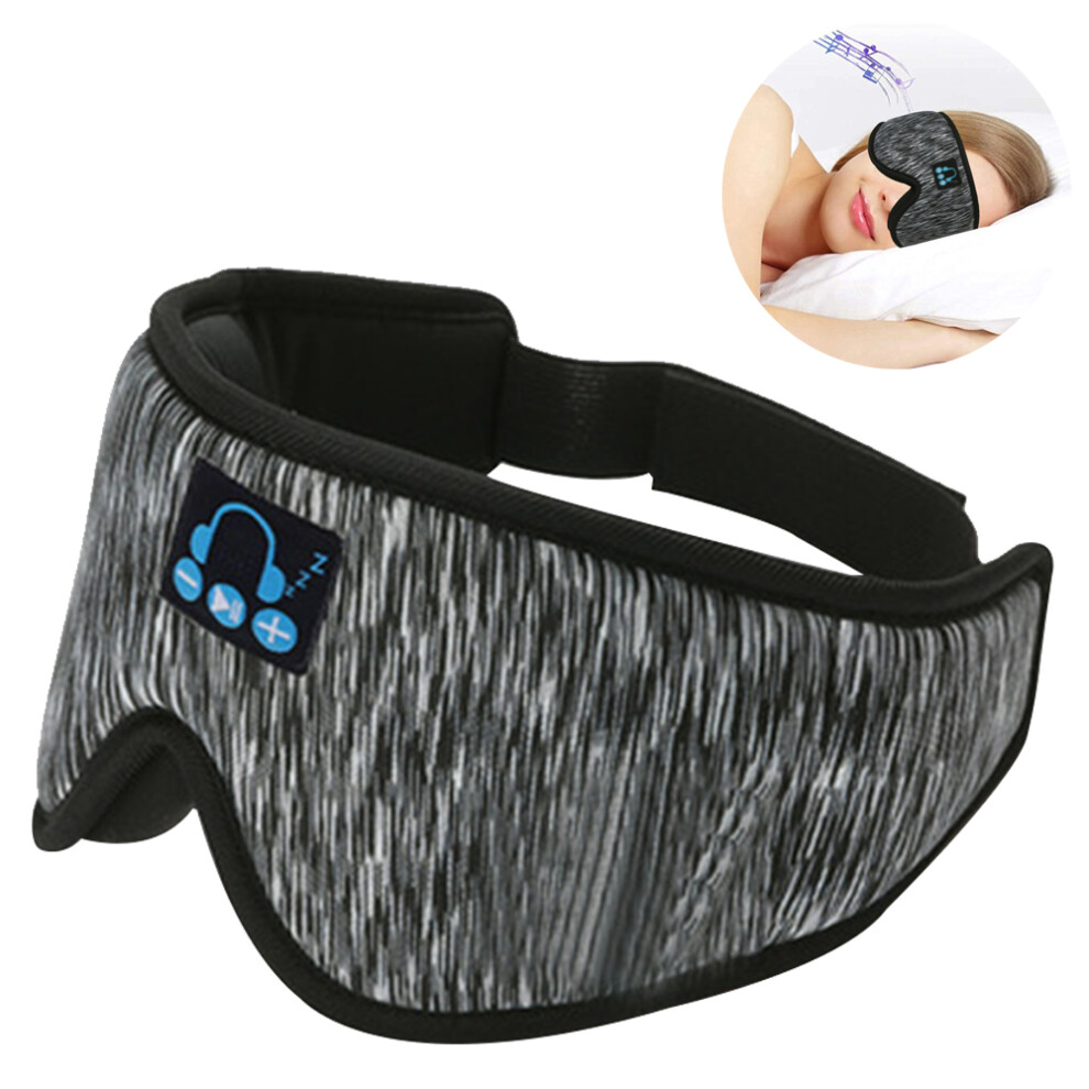 DreamyTunes 3D Sleep Mask, Bluetooth Sleep Headphones Ultra-Thin Stereo Speakers Quick Charge For Extended Playback