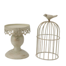 Birdcage Design Vintage Candle Holder Farmhouse Wall Decor Removable Top Antique Style Retro Gothic Decor Handmade Iron Decor Wedding Centerpiece