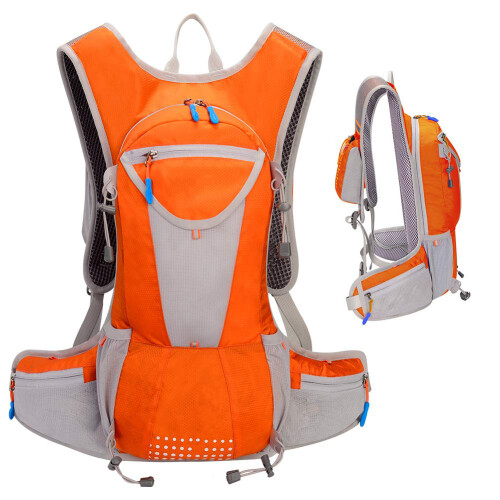 Insulated Hydration Pack with Ultralight Design, Professional Hydration Bladder Keeps Drinks Cool, Reflective Strips for Nighttime Safety, Minimalist 1