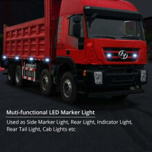 Seitenmarkierungsleuchte für Anhänger und LKW, SMD-LED-Seitenmarkierungsleuchte mit IP68-Wasserschutzklasse, Anhänger-Kennzeichnungsleuchte für