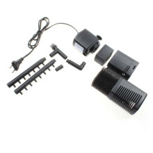 Pompe submersible interne pour filtre d'aquarium avec fonction 3 en 1, conception compacte pour la circulation de l'eau, débit réglable.