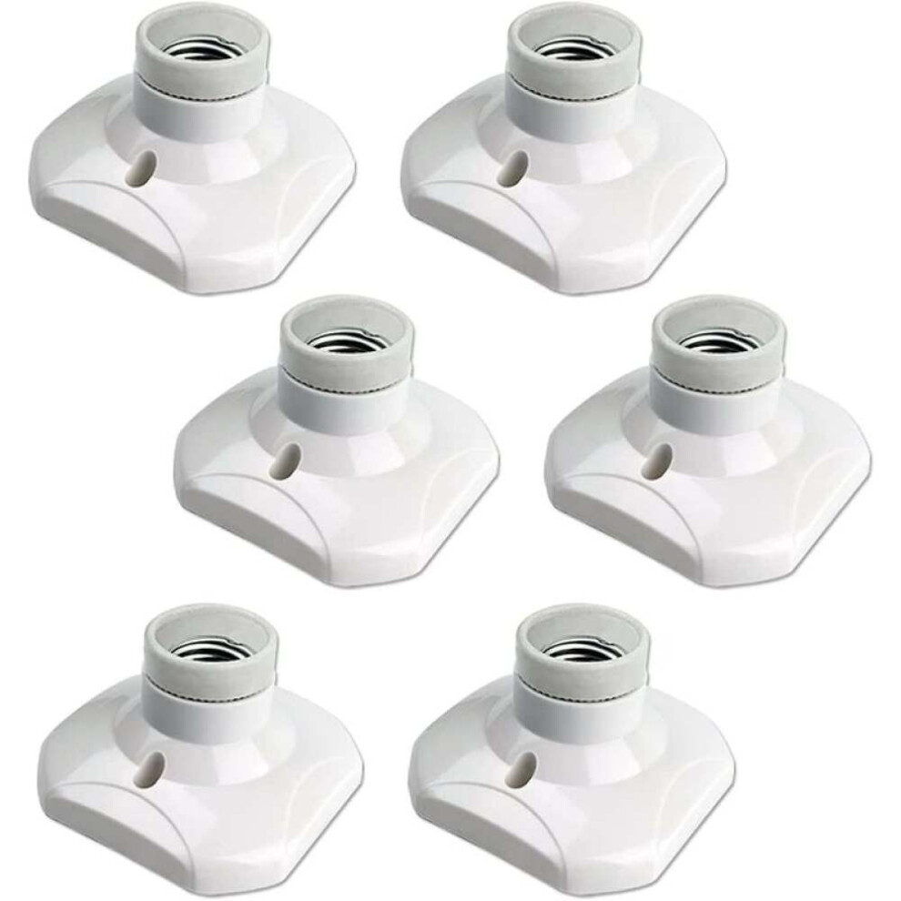 Replacement Light Base E27, Electrical Leakage Prevention Reliable Lamp Repair Supply Ceramic Socket For Pendant Lamp And Ceiling Fixture Upgrade, 9128293018654
