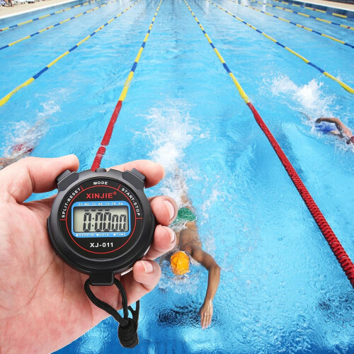Digital Stopwatch Timer  LargeDisplay Sport Stopwatch  Swimming Countdown Timer For Competition And Training 1