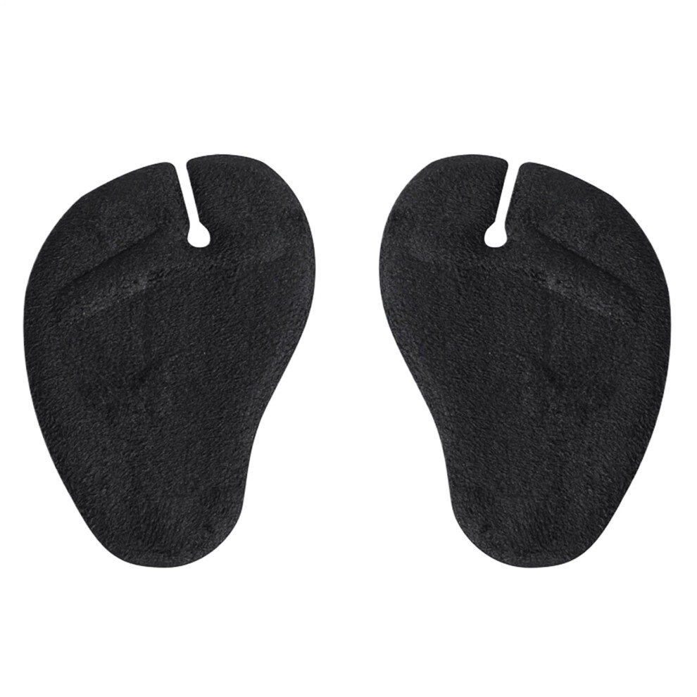 Black Forefoot Cushions For Women Gel Ball Of Foot Pads Nonslip Washable Reusable Insoles