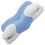Oreiller ergonomique profilé, mousse à mémoire de forme-Bleu 1