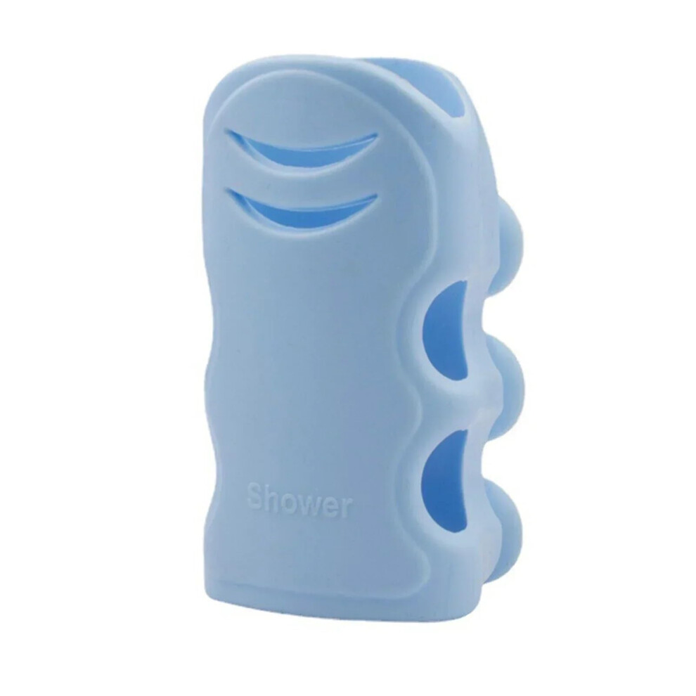 Shower Head Holder Removable And Strong With Powerful Suction Cup For Bathroom Blue 9426802414387