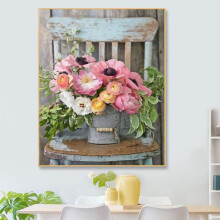 Gift For Adults Beginners, HD Printed Canvas With Vibrant Colors, Round Rhinestones For High Shine And Vibrancy