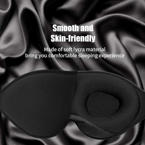 Πολυτελής μάσκα ματιών Comfort3D για γυναίκες και άνδρες, Βαθύς ύπνος, αποτελεσματικό 2