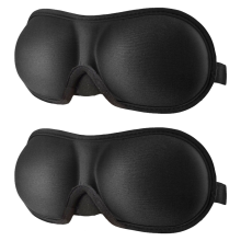 Rest Assured: Silk Cover Sleep Mask, Zero Pressure 3D Contoured Cup Provides Gentle Eye Rest, Complete Light Blocking for Blissful Night Blindfold