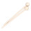 2 Pcs Solid Wood Ethereal Drumsticks, Round Head, Short Mallets 10