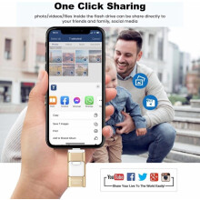 SmartStorage Pro, dispositivo de armazenamento externo com compatibilidade universal, proteção segura por Touch ID e senha para seus arquivos
