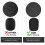 Protetor de microfone requintado, protetor de espuma contra vento para microfone de lapela com tecnologia de redução de ruído, material 6