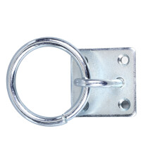 Metallpferd Binde Ring Wandmontage Rostfrei Stall Pferdebad Ausrüstung