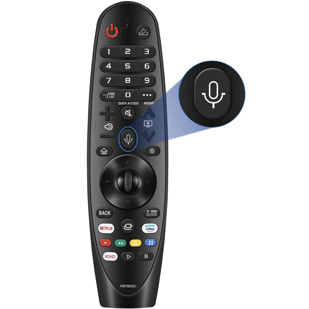 Universal Lg Remote Control, Perfect For Lg Smart Tv With Fast Response And Accurate Control, Suitable For 2020 Ai Thinq Oled Smart Tv Zx Wx Gx Cx Bx 9405630813289