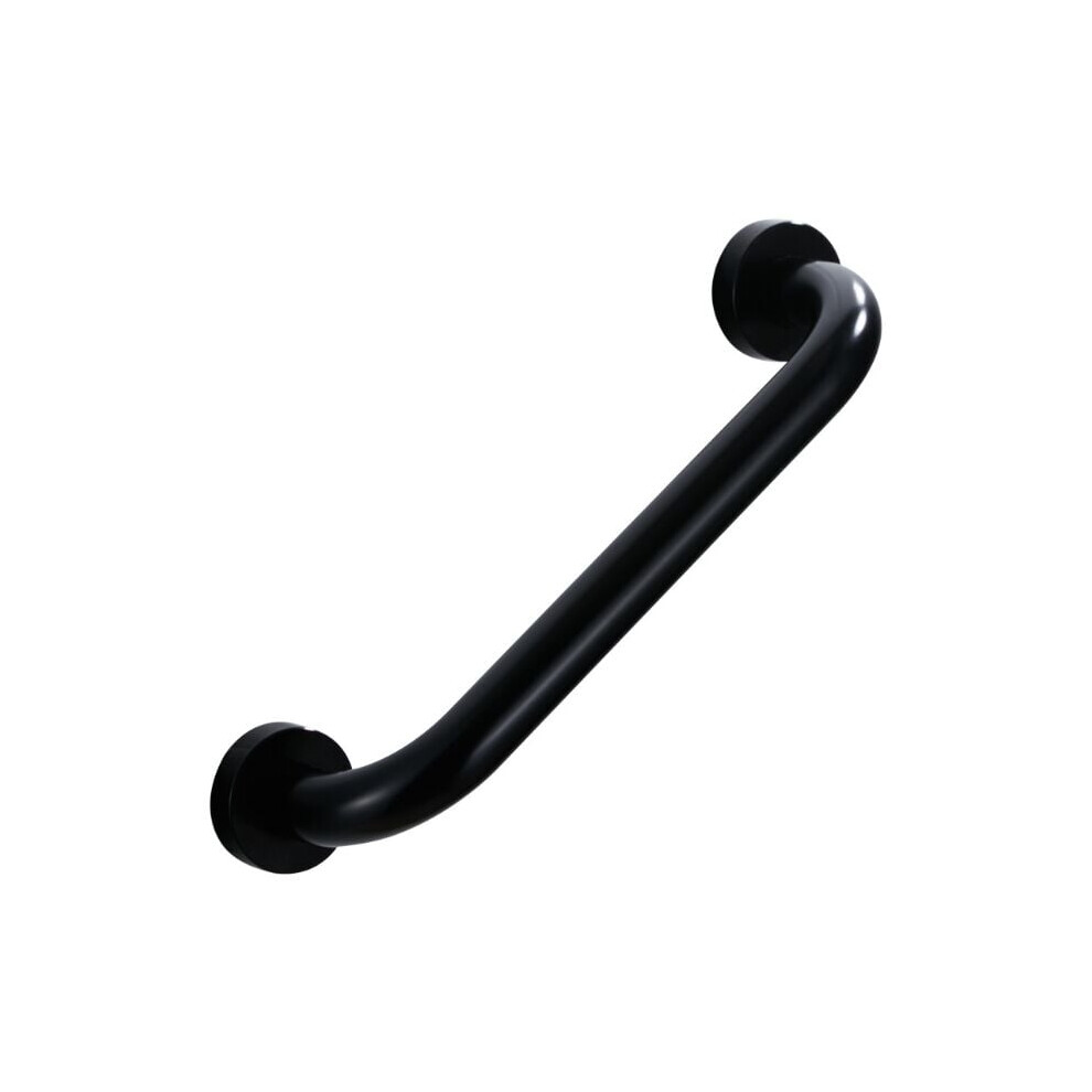 Secure Support: Solid 304 Stainless Steel Grab Bar, Vertical Installation For Enhanced Stability In Wet Areas Of Your Home (Black)