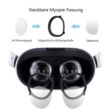 Capa protetora para lentes VR, capa à prova de poeira e arranhões para Oculus Quest 2, capa protetora lavável para acessórios de headset VR,