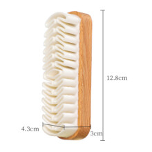 Brosse en caoutchouc naturel pour daim, brosses à chaussures professionnelles à poils doux pour un nettoyage en douceur mais efficace