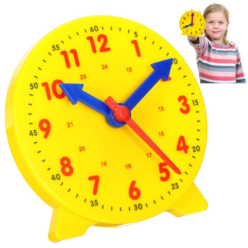 Ρολόι διδασκαλίας για παιδιά άνω των 3 ετών, εύκολο στην ανάγνωση αναλογικό ρολόι