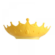 Baby's Royal Shower Companion, Waterproof Shampoo Hat for Children, Soft PP TPE Silicone Protect Ears Eyes, Cute Crown Design, Multi-Use, Easy