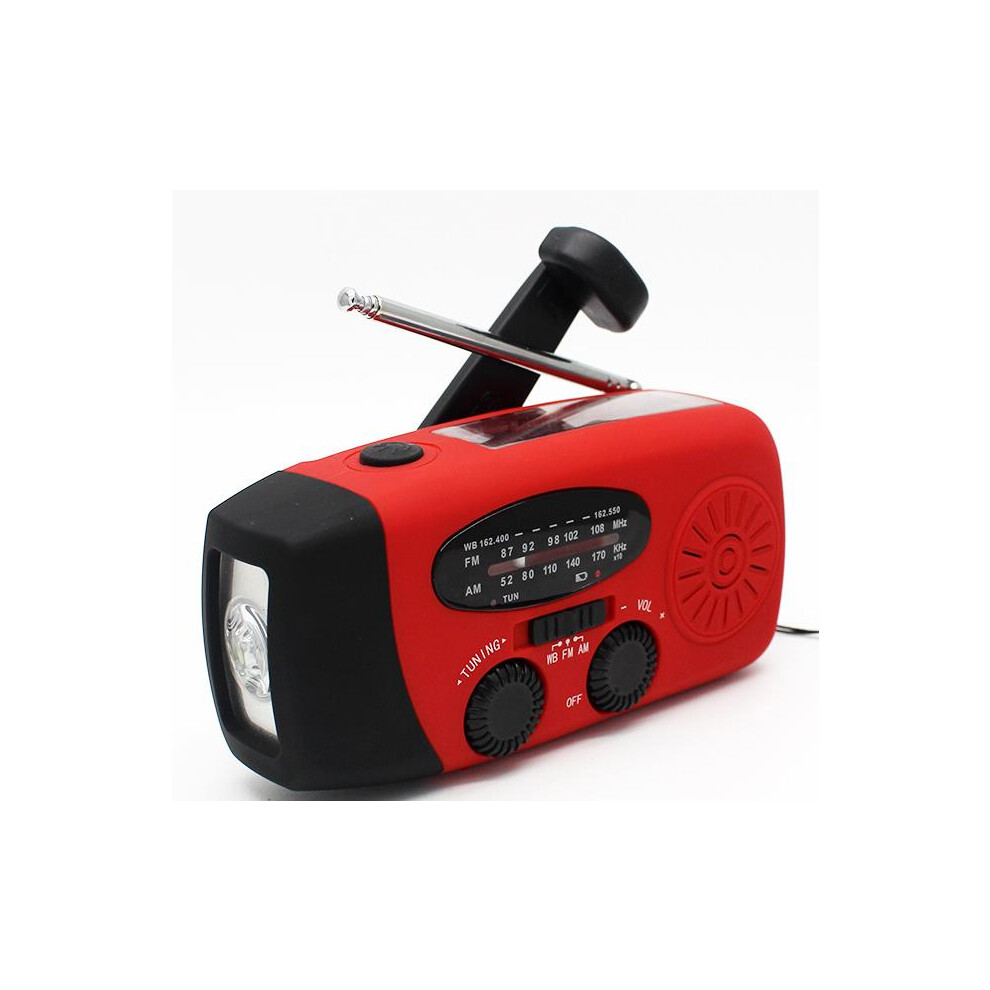 Survival Radios Battery Operated For Emergency Preparedness, Portable Mini Emergency Solar Weather Radio With Am Fm Wb Noaa, Wind Up Survival Radios,