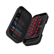 Large Capacity Storage Box For SW2 Game Console-Black zipper