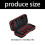 Étui de protection Portable léger et-Fermeture éclair rouge 4