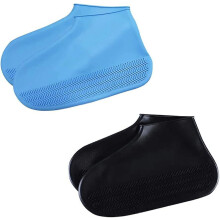 Cubrezapatos impermeables de silicona para uso en exteriores, duraderos y resistentes al desgaste, con diseño plegable, protectores de lluvia