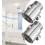 Water Stop Valve Button For Shower Head, Pause Water Controller, WaterSaving Valve, Bathroom Accessory 5