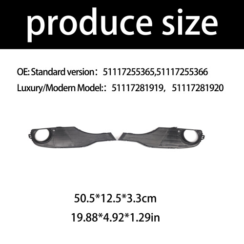 Calandre automatique noire ABS pour 320i 328d, couvercle de-B 2