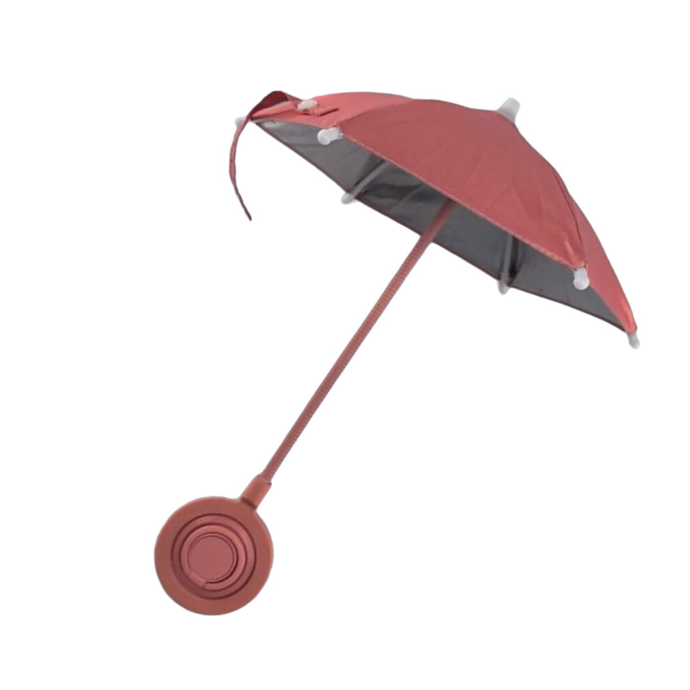 Mobile Phone Sunshade Holder Phone Umbrella For Sun- Pink 7732000554803