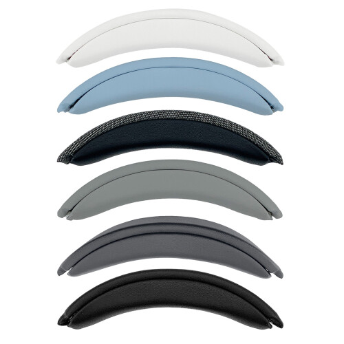 Headband Cushion Replacement Soft Padding Snap On For-White 1