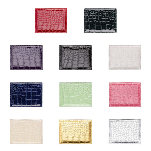 Modern PU Leather Card Holder Compact Wallet Keep- Deep blue 1