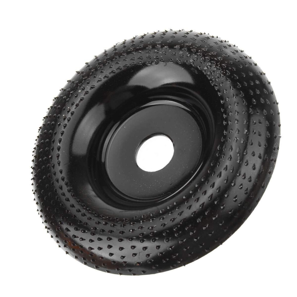 Diamond Grinding Cup Wheel 125Mm Tungsten Carbide Wood Shaping Disc For Angle Grinder, Grit 75Mmx16mm, Black Abrasive Tool 9189345171376