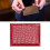 PU Wallet Compact and Lightweight Certificate Purse-Red 3