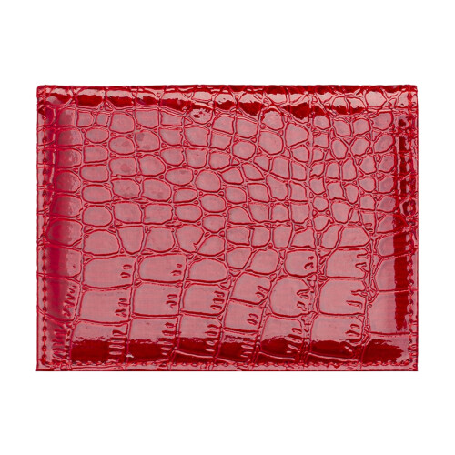 Elegante PU-kaarthouder Functioneel en modieus-Rood