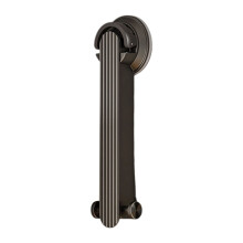 Over Door Foldable Clothes Rack with Hook For Bedroom-Gun grey