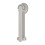 Space Saving Aluminum Clothes Hanger Wall Mounted-White 1