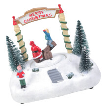 Dynamic Rotating Music Box Decors With Clear Audios Resin For-A