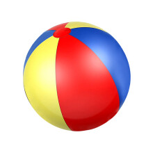Großer bunter-Farbiger Ball L