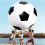 Großer bunter-Farbiger Ball L 4