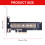 M.2 SSD's met meerdere formaten Converters voor PCIe-interfaces 6